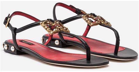 dolce gabbana amore sandals|dolce gabbana sandals women.